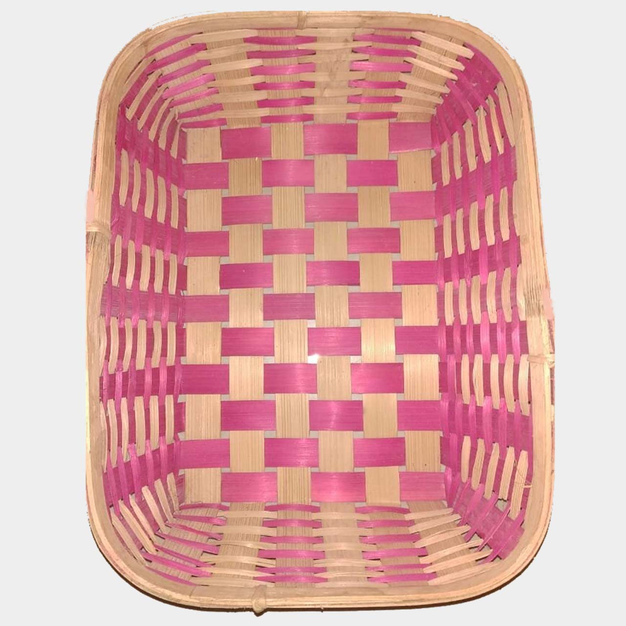 Bamboo Basket Pink