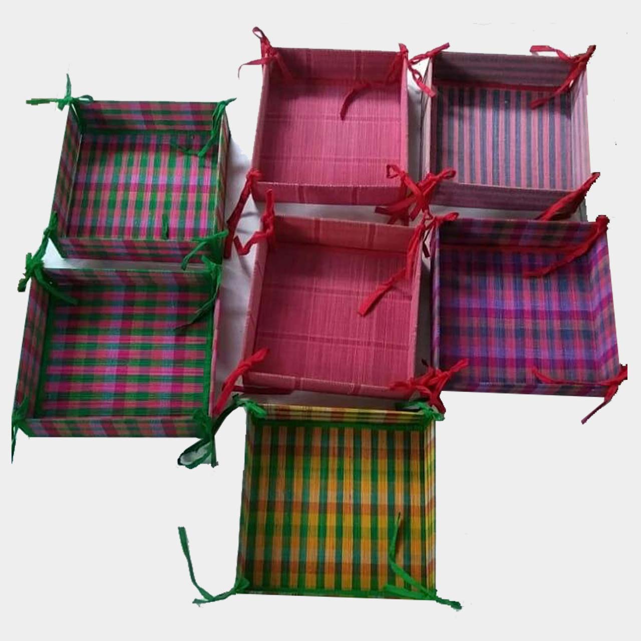 Bamboo Basket Square Shaped